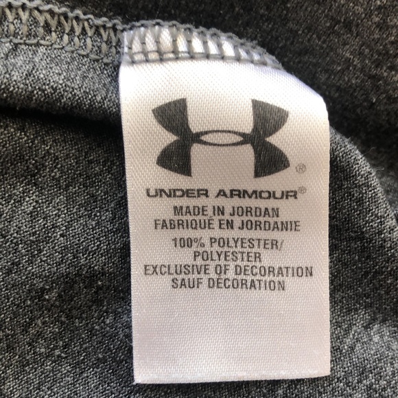 Under Armour Grey Heat Gear Women’s T-shirt  Sz. M - Picture 3 of 3